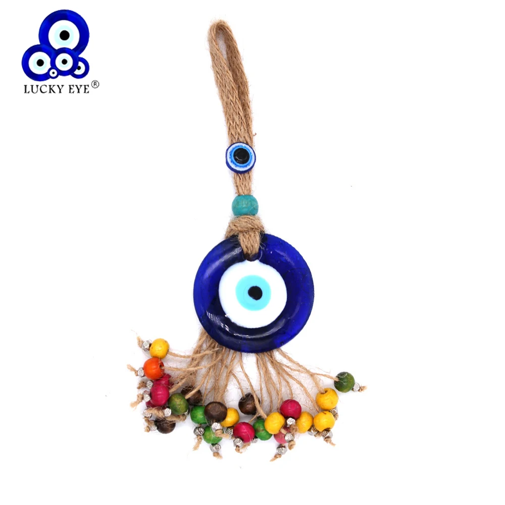 Держатель для ключей Lucky Eye стеклянное искусственное кольцо брелок автомобиля