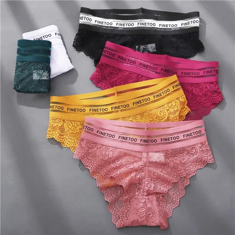 

Women's Underwear Panties Sexy Lace Panties Temptation Female High Waist Briefs Hollow Out Mesh Underpant Lingerie Plus Size XXL