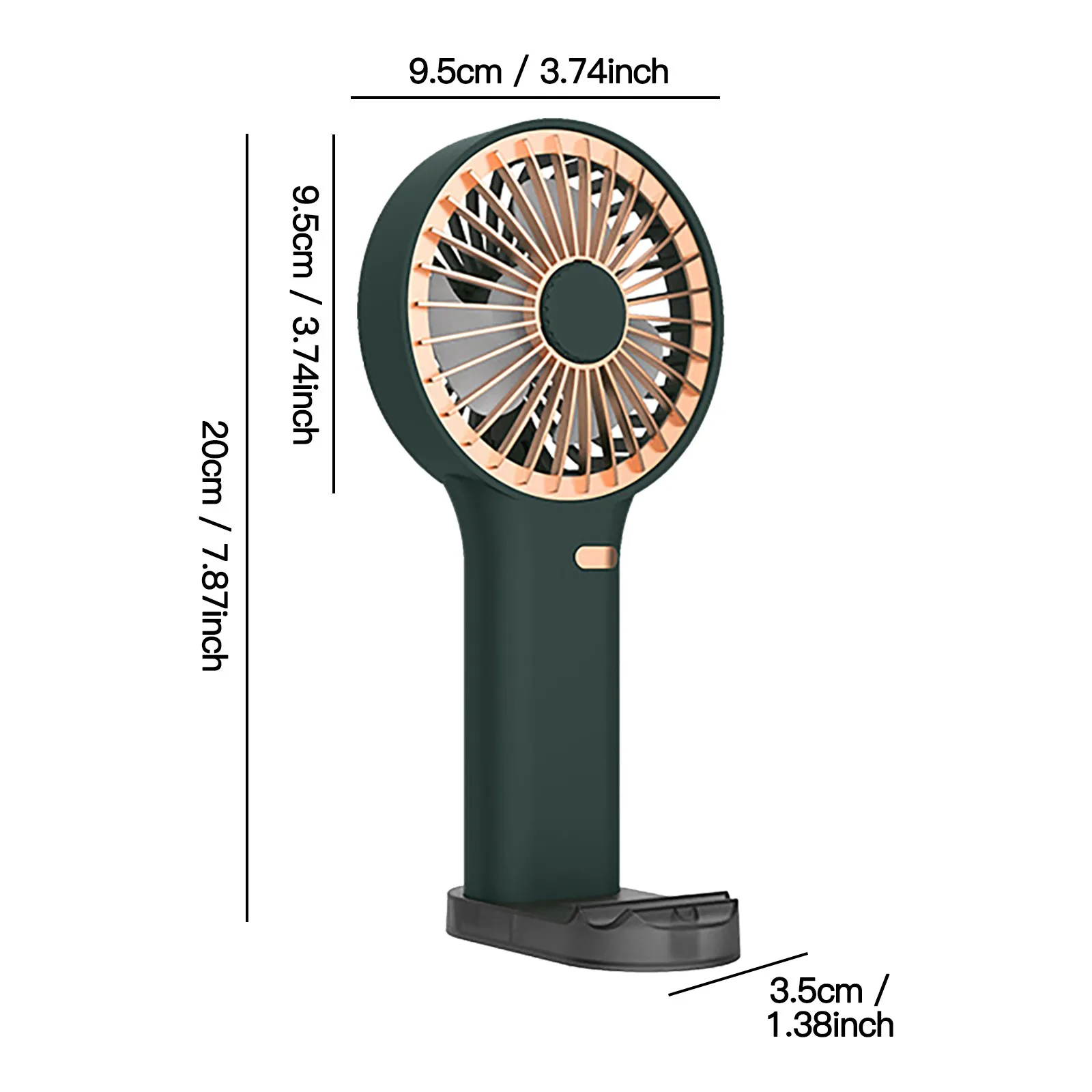 

Outdoor USB Fan Mini Portable Pocket Fan Cool Air Hand Held Travel Cooler Cooling Mini Fans Power 12*5*22.5CM 4.2V ABS/PP