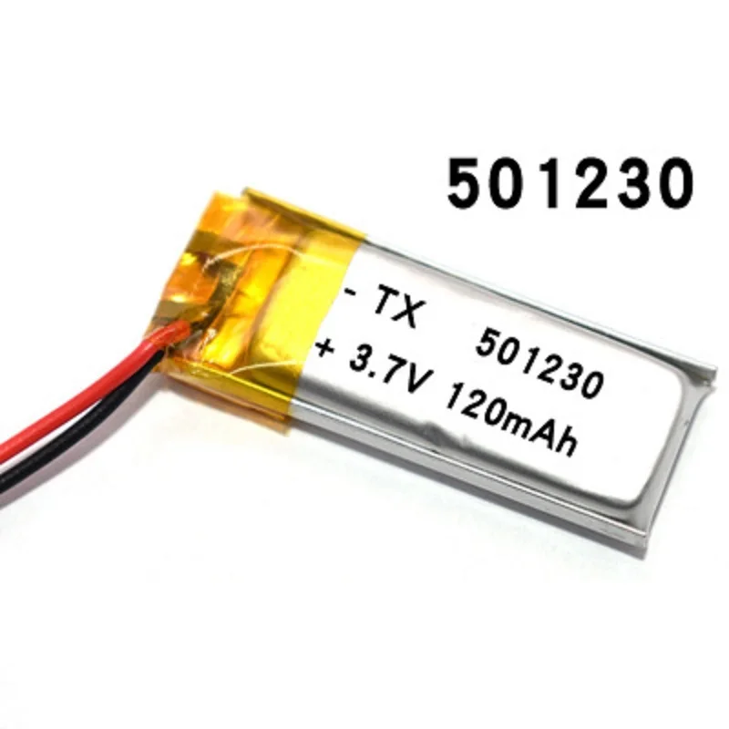 3 7 V 120mAh аккумулятор 501230 Li-Ion Lipo литиевые литий-полимерные аккумуляторные батареи