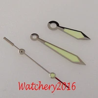 green luminous automatic steel watch hand needles fit for miyota 8215 8205 821a mingzhu 2813 movement