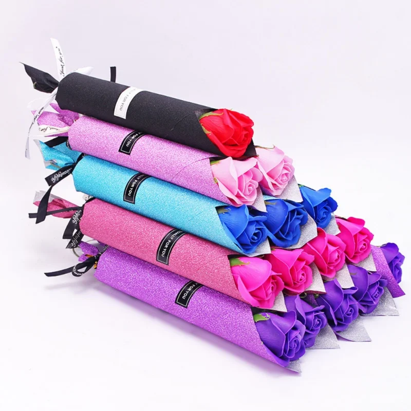 Искусственные розы цветочное ароматическое Мыло лепестки роз растительное мыло