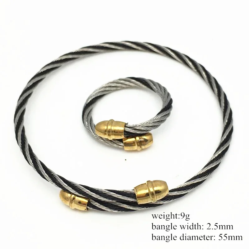 Регулируемый Комплект бижутерии LOOKER в стиле ретро браслет и кольцо из