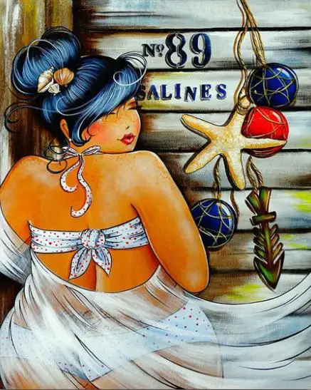 

Полноразмерная/круглая алмазная 5D картина Dispaint «сделай сам» с рисунком толстых женщин», 3D вышивка крестиком, 3D украшение для дома