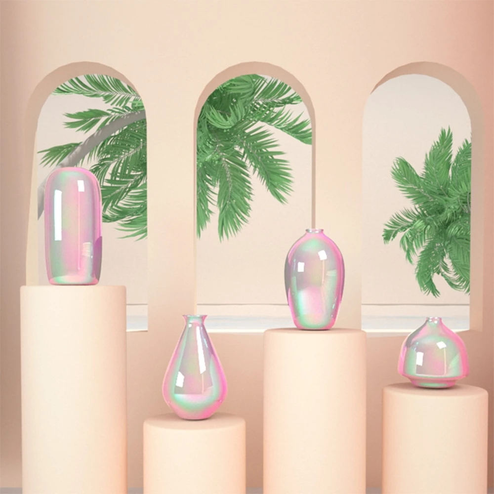 B LIFE блестящие Керамика ваза для цветов набор из 4 домашнего декора Гостиная столешница офисного стола