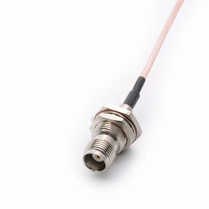 

100PCS Customized RF Coaxial Connector Cable TNC Female Bulkhead to CRC9 Right Angle Pigtail Cable for 3G HUAWEI ZTE Modem