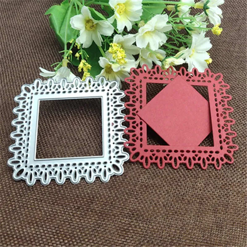 Кружевной фон металлические штампы трафареты для сделай сам Скрапбукинг