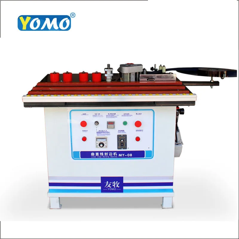 YOMO MY08 машина для обшивки деревянных краев двухклеевой шкафа и герметик