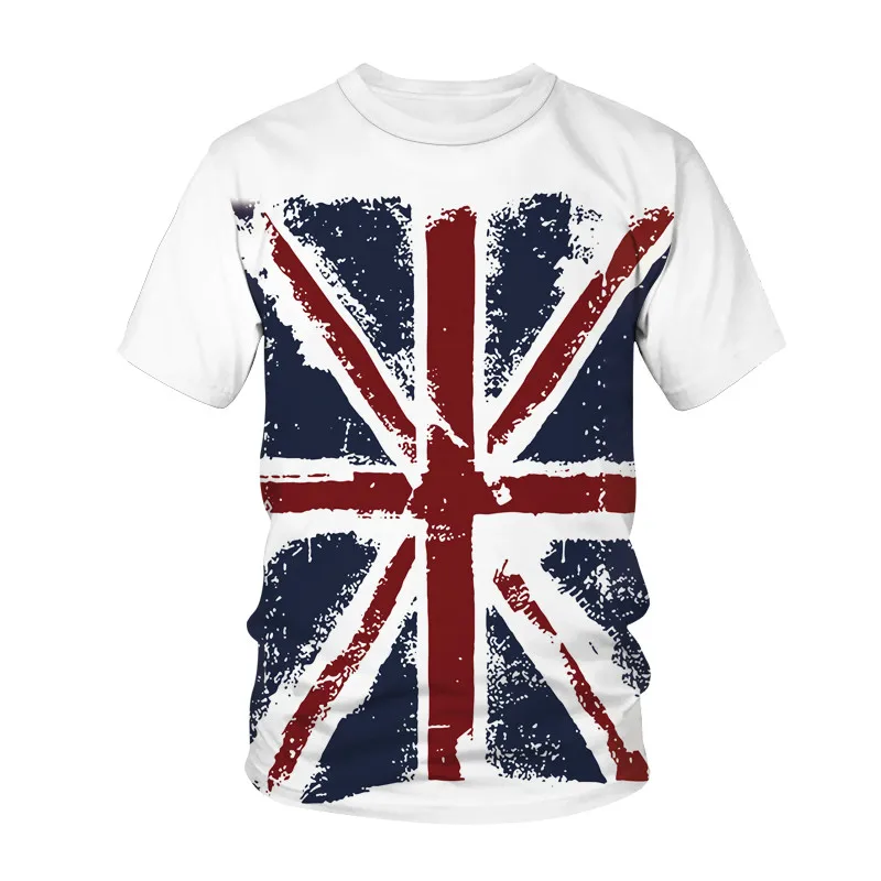 

Men's and Women's Universal T-shirt Top Brand Printing American Flag Logo Emblem T-shirt Summer Casual Fashion Harajuku Top New