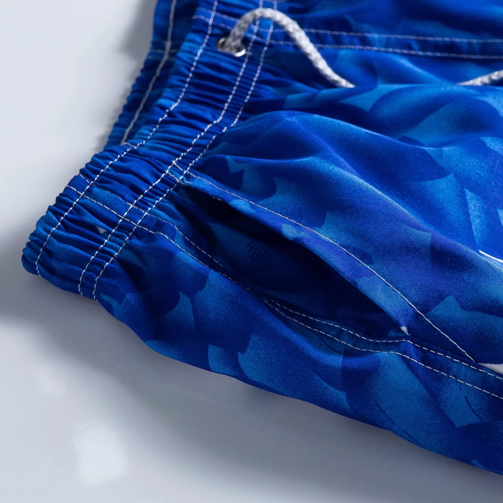 

Men's Beach Short 2021 Fashion Drawstring Washed Elastic Waist Pocket Loose Vacation Beach Men Shorts Casual Summer Man Shorts