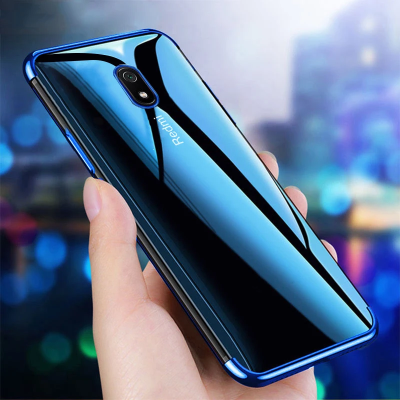 Чехол для Xiaomi Redmi 8A тонкий прозрачный мягкий силиконовый чехол накладка из ТПУ Note