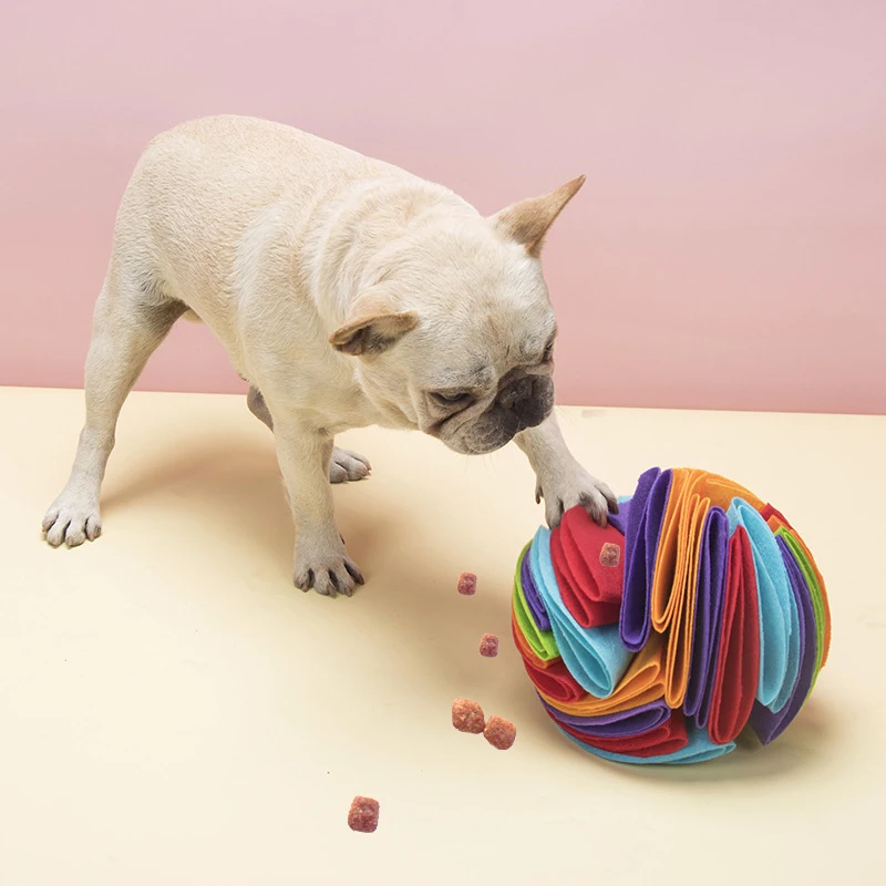 Washable Pet Snuffle Ball Mat Dog Interactive Puzzle Toys Cat Training Games Feeding Food Intelligence Toy for Stress Relief | Дом и сад