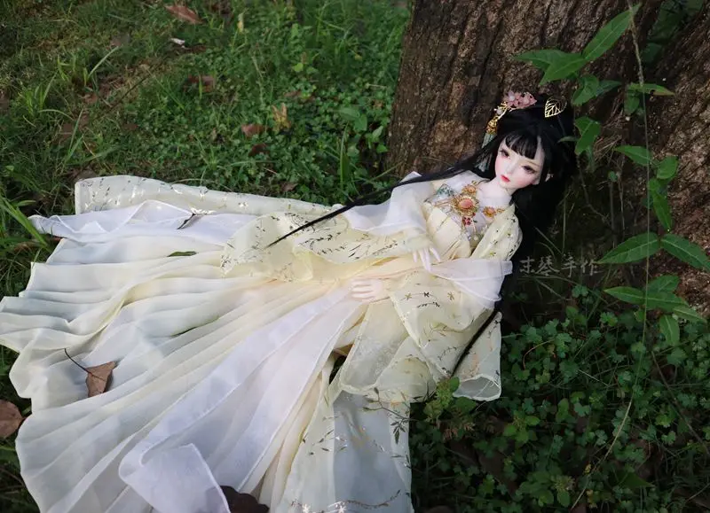 1/4 1/3 BJD аксессуары для куклы Китайский древний китайский костюм ханфу одежда