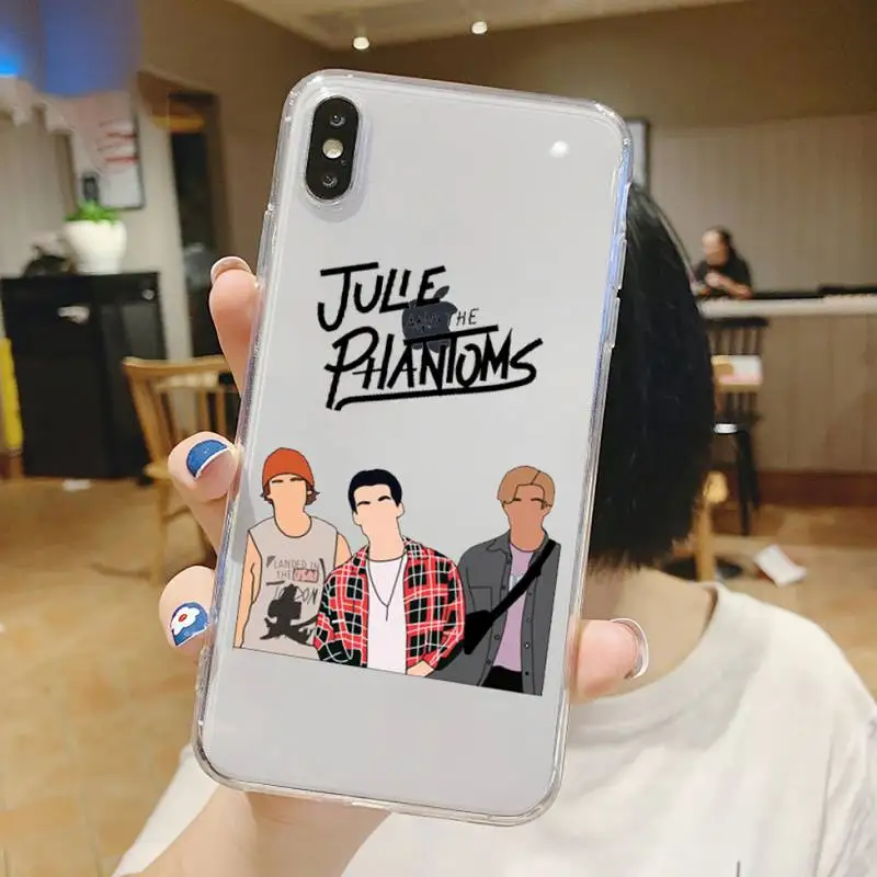 

Julie and the Phantoms American TV Phone Case Transparent soft For iphone 5 5s 5c se 6 6s 7 8 11 12 plus mini x xs xr pro max