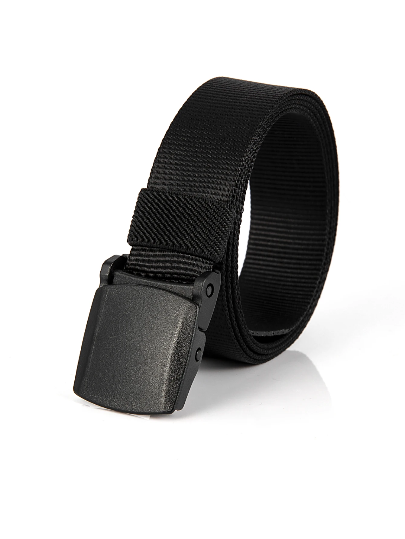 Модный черный нейлоновый ремень для молодых мужчин | Аксессуары одежды