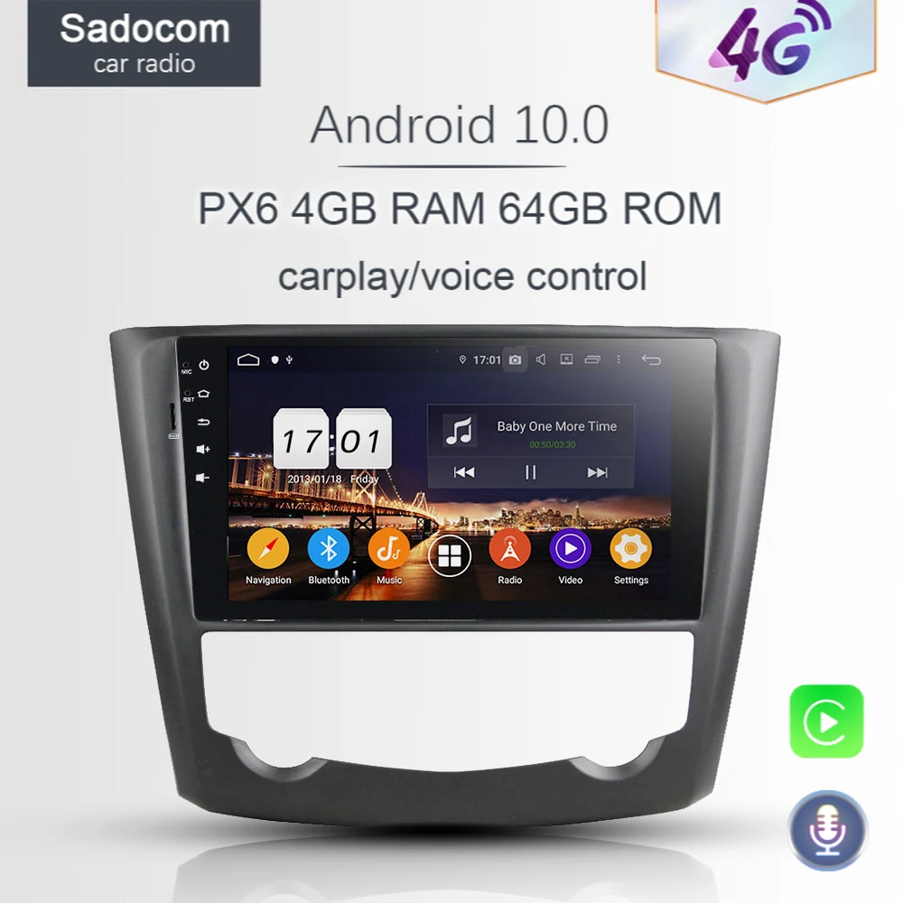 720P 9 &quotDSP PX6 Android 10 0 4 Гб RAM 8core 64G Автомобильный dvd-плеер GPS ГЛОНАСС карта Авторадио