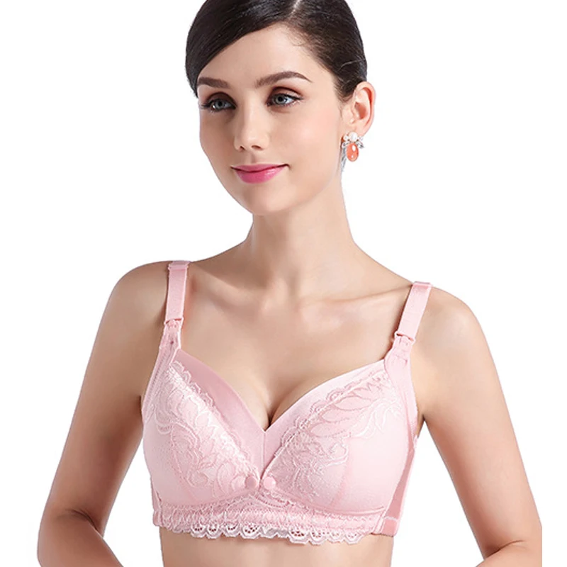 

2021 Summer New fashion Wirefree Nursing Clothing Cotton Breastfeeding Bra for Pregnant Women Pregnancy Breast Sleep Underwear
