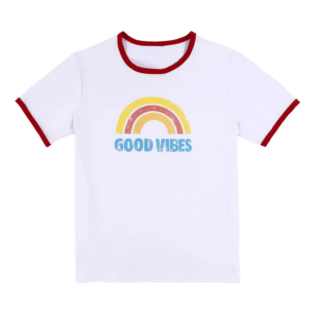 

T Shirt Top Tees Women T-Shirt Fit Short Sleeve Camiseta Mujer Cotton Hipster Summer