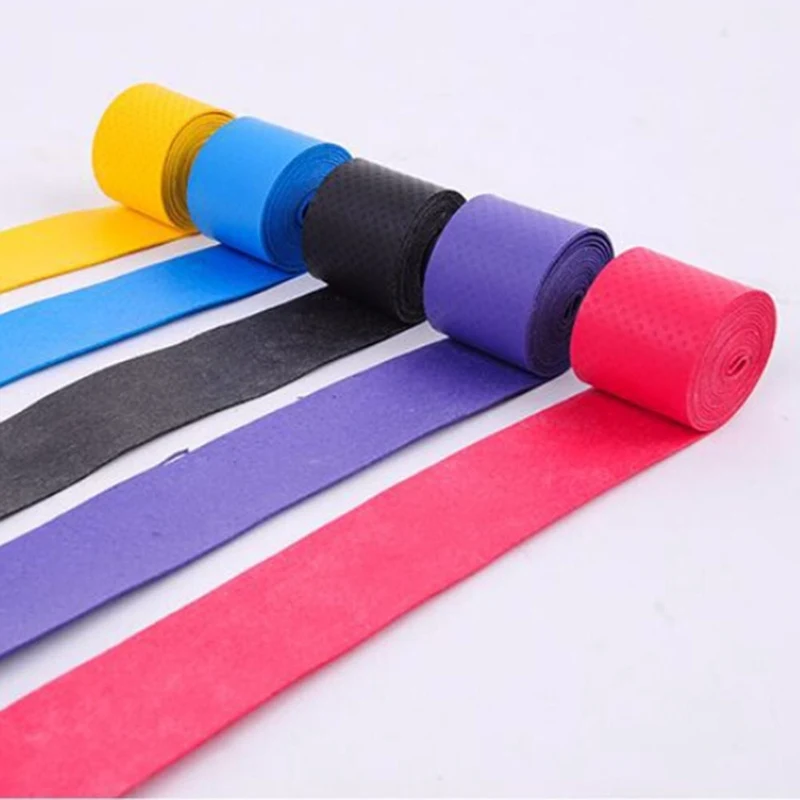 

110cm Anti-slip Sweatband Tennis Overgrips Tape Breathable Tennis Badminton Racket Grips Sweatband Bicycle Handle Bar Grip Tapes