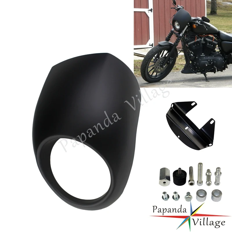 Мотоцикл 5 75 &quotCafe Racer головной светильник обтекатель спереди для тела с маской