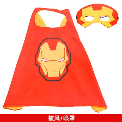 Маскарадный костюм супергероев из фильма «Мстители Marvel», перчатка супергероев, плащ-накидка, накидка Капитана Америки, Человека-паука, Тора, Халка, маскарадная игрушка на Хэллоуин, маска для глаз