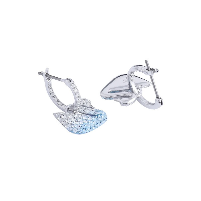 

New product trend fashion chic S925 sterling silver gradient crystal earrings high quality exquisite gift for women