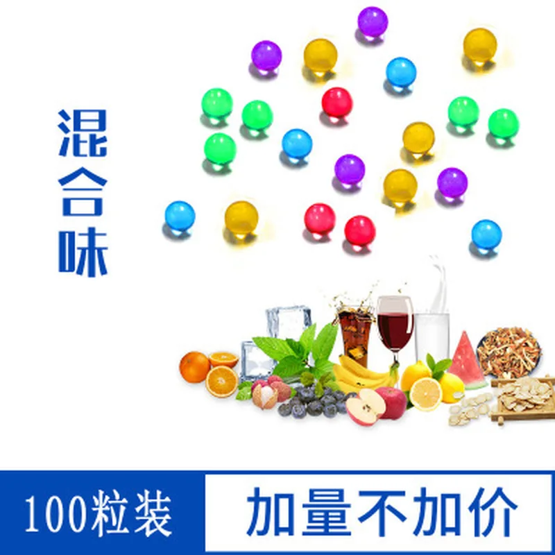 

100pcs Mix Fruit Flavor Menthol Capsule Mint Beads Explosion Pops Cigarette Filter Brush Ball For Smoking Holder Accessories