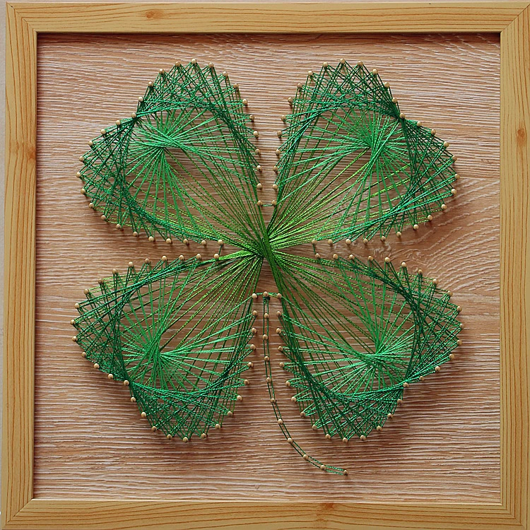 Клевер струны искусство 3d Свадебные украшения ручной работы подарки Diy Набор