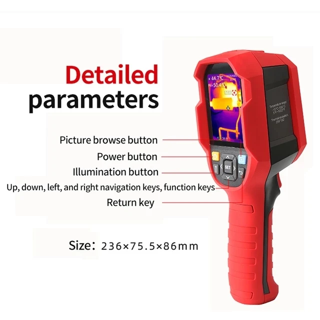 UNI T UTi85A UTi260B инфракрасный Термальность Imager 15 ~ 550 °C промышленный изображений