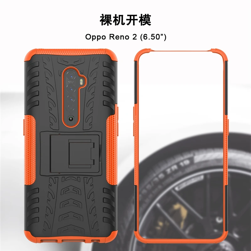 for oppo reno 2 case silicone phone holder hard shell 6 5 inch anti knock case for oppo reno 2 cover for oppo reno 2 reno2 case free global shipping