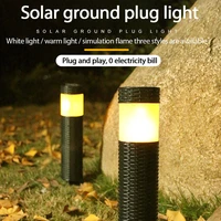 solar garden lights outdoor landscape ground lamp yard lighting ip65 waterproof led landscape lawn lights