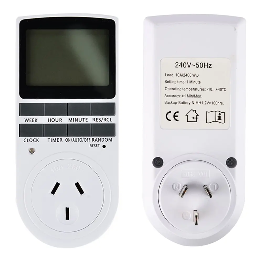 New Digital Electronic Power Timer in Switch Socket LCD Energy-saving Programmable Smart Time | Обустройство дома