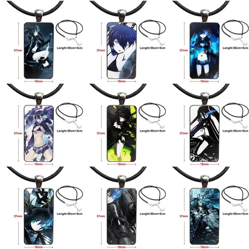 Для унисекс черный рок ожерелье стрелок со стальным покрытием стекло кабошон