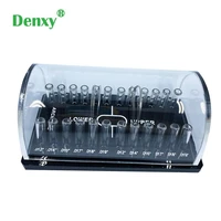 denxy 1pc dental high quality storage box dental orthodontic round archwire box acrylic dispenser placing box arch wires holder