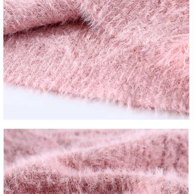 

2019 Autumn and Winter Grils New Pullover Sweater Baby Girls Fashion Thicken Warm Sweater Kids Cute Loose Casual Sweater, #8095