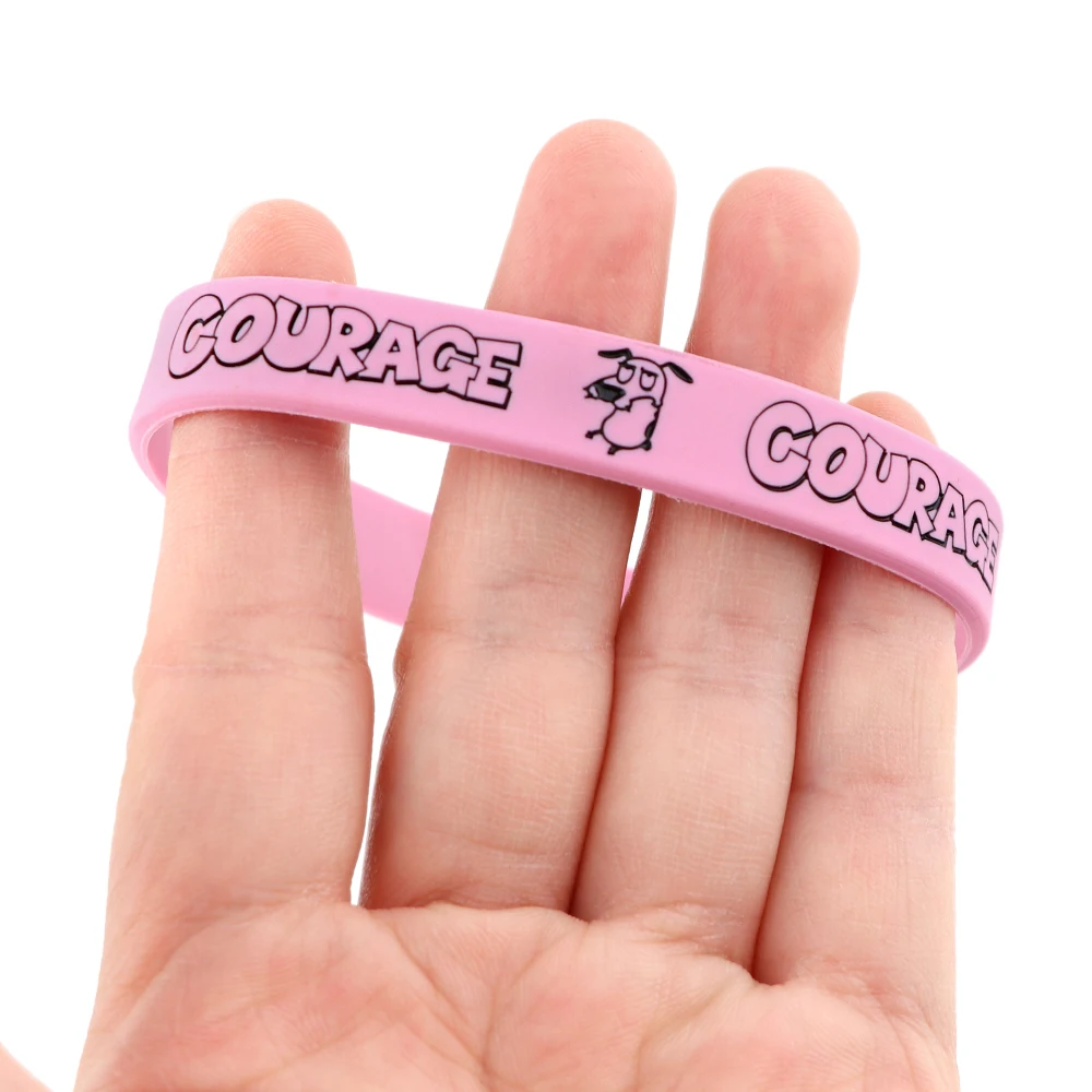 Милые Браслеты LB2704 с розовой собакой модные силиконовые браслеты резиновой