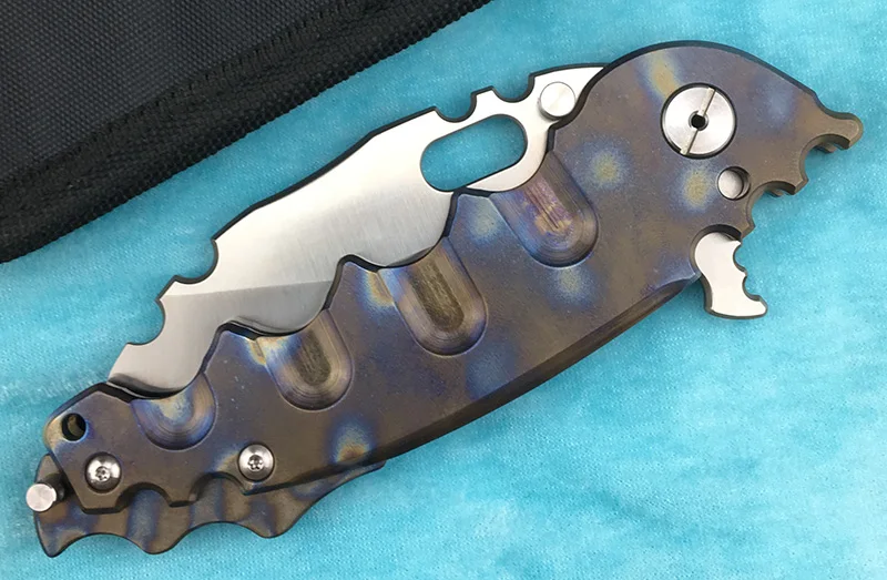 LEMIFSHE war ball bearing Flipper folding knife VG10 blade TC4 titanium alloy handle camping hunting outdoor fruit knife EDC too