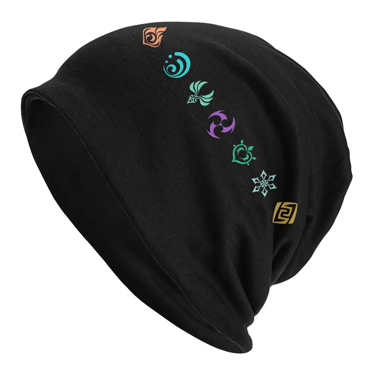 

Genshin Impact Logo Cap Anime Game Cool Autumn Winter Street Skullies Beanies Hat Unisex Adult Spring Warm Bonnet Knitting Hats