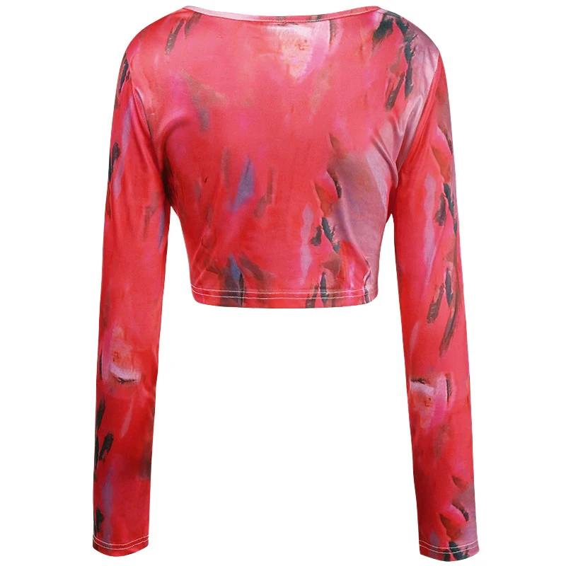 

Women's Temperament Printed Sexy Short Skirt Set