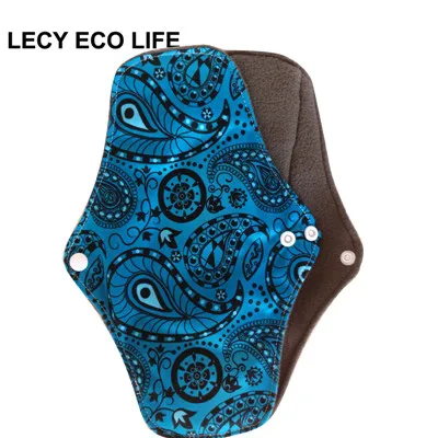 m39 LECY ECO LIFE бамбуковый уголь флисовые внутренние тканевые менструальные прокладки для постоянного потока, женские многоразовые подушечки для салфеток Рождественский подарок - Цвет: m39