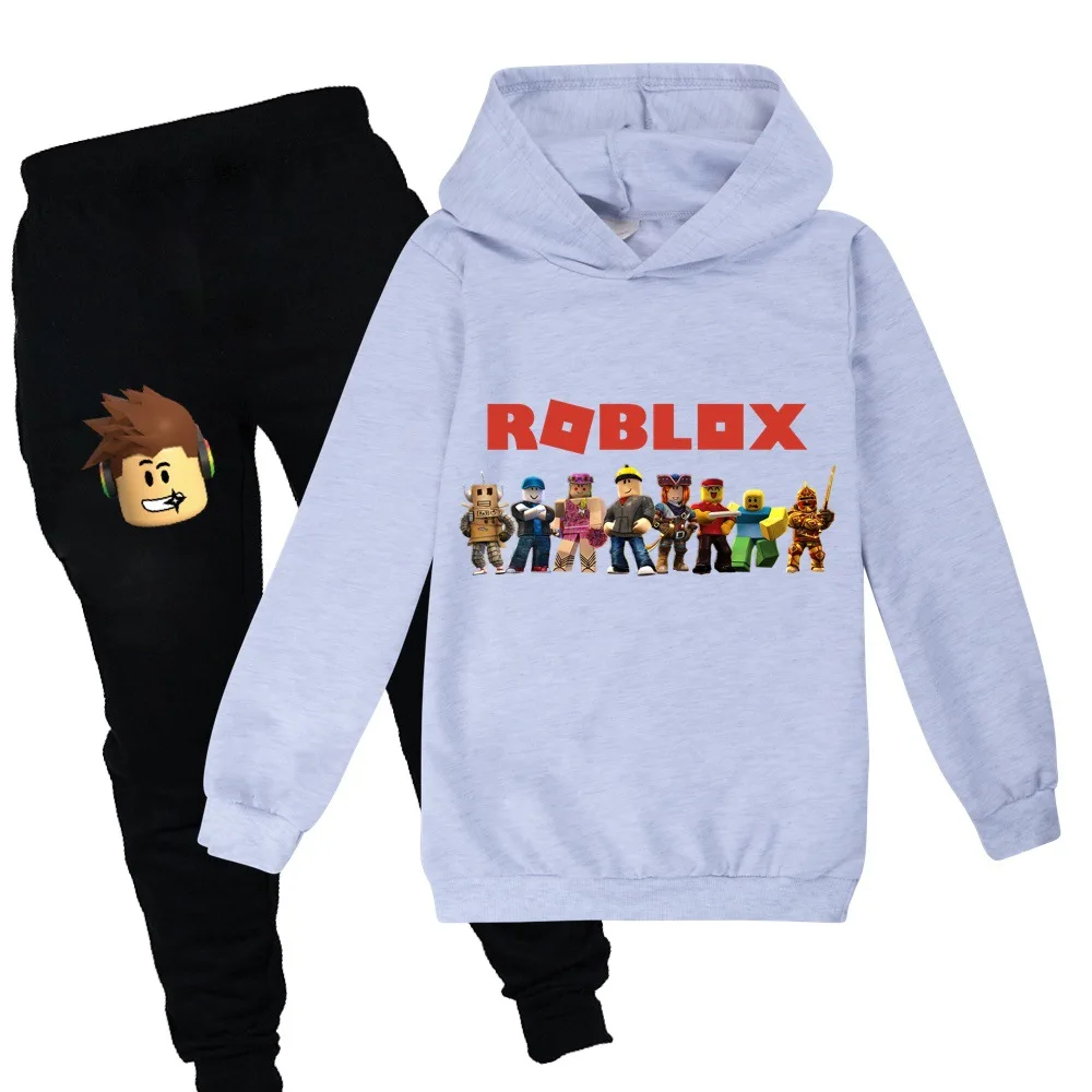 2021 Robloxing спортивный костюм детская одежда для мальчиков Мультяшные толстовки и