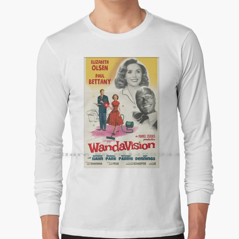 

Постер Wandavision футболка с длинным рукавом тройник фильм крутая Любовь Романтика 2020 2021 тренд креативный тренд винтажный крутой подарок