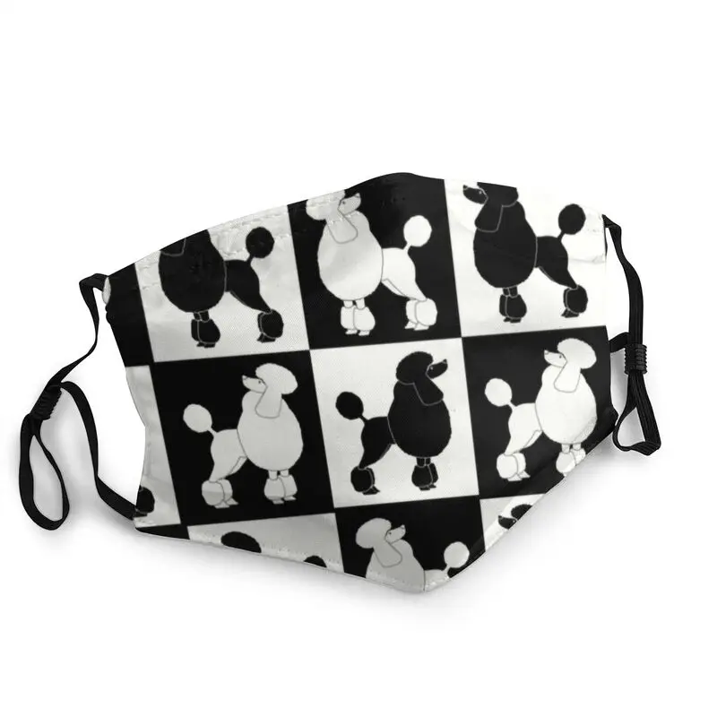 

Клетчатая моющаяся маска для рта и лица, Пылезащитная маска для взрослых собак, защитный чехол, респиратор, маска