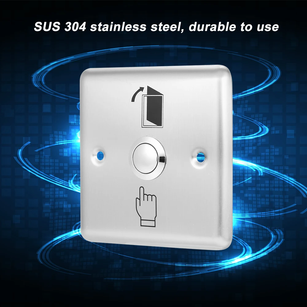 Кнопка дверного выхода из нержавеющей стали электронный дверной замок без COM