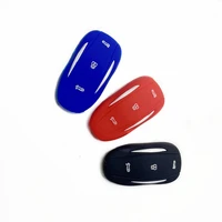 silicone remote car key cover case shell protector car styling for tesla model 3 model s key holder decoration car accessories