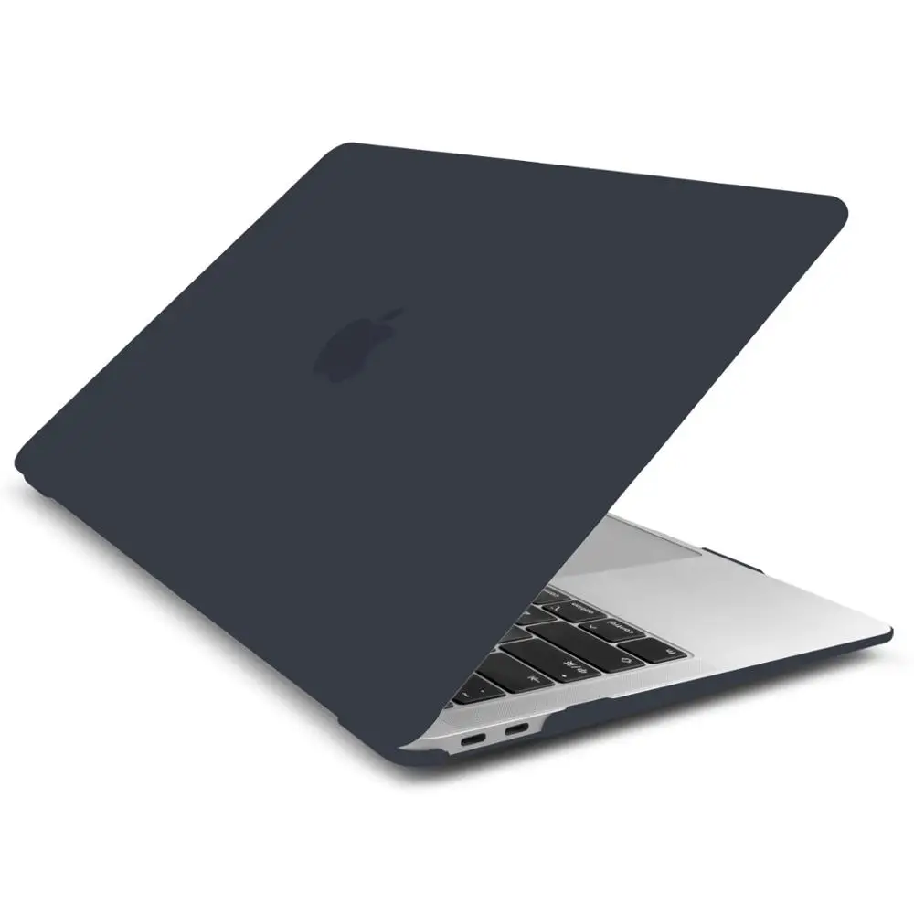 Черный Матовый чехол для ноутбука Macbook Air 13 Pro retina 1" 15" сенсорная панель с клавиатурой CoverSkin A2159 A1989 A1932 модель - Цвет: Черный
