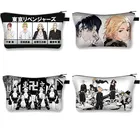 Косметичка с рисунком из аниме Токио, Мстители, косметичка для женщин, чехол для косметики манга, Сано, манжиро, Мики, сумка для туалетных принадлежностей, сумка для хранения Hanagaki Takemichi