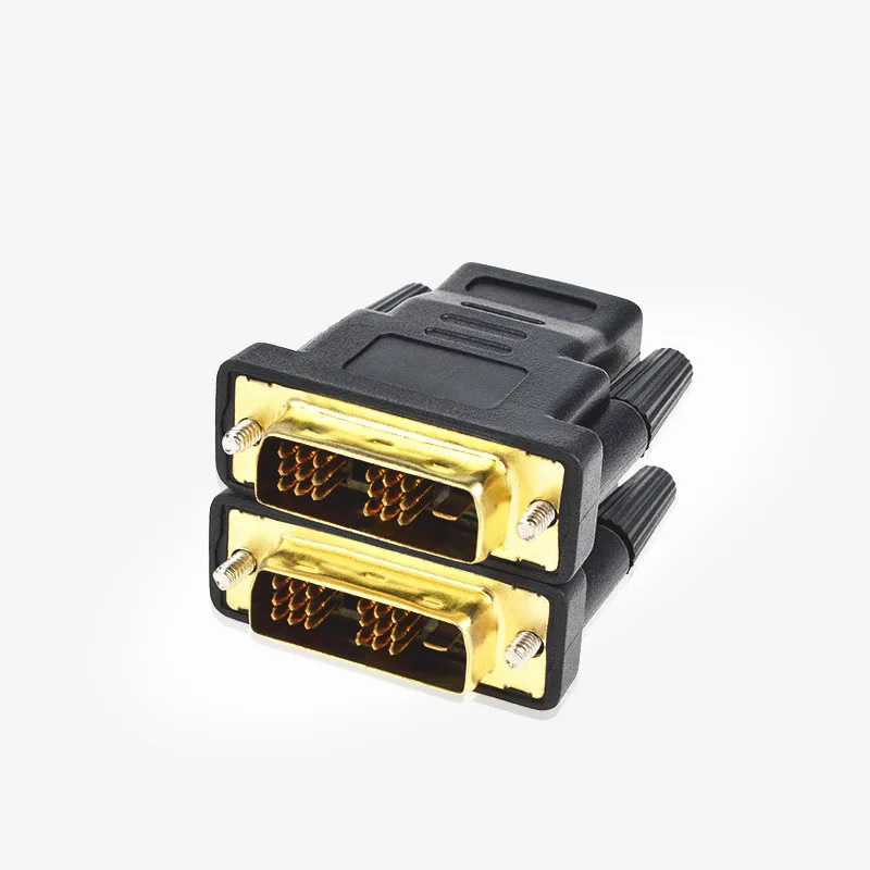 50 шт./лот HDMI Женский к DVI D (18 + 1) Мужской F/M адаптер конвертер позолоченный|hdmi female|hdmi