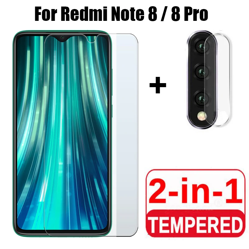 

2-в-1 защита для экрана объектива камеры стекло для Xiaomi Redmi Note 8 Pro 8T закаленное стекло на Redmi 8A Note8 2021 T защитная пленка