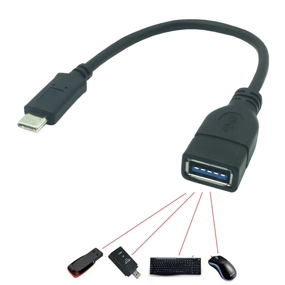 Кабель-адаптер Type-C OTG для Samsung S10 + Xiaomi Mi 9 Android MacBook мышь геймпад планшетный ПК Type C USB